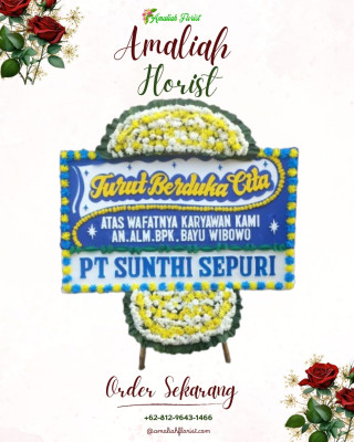 Papan Bunga Duka di Lama
