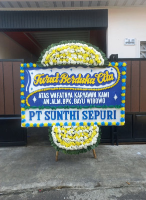 Papan Bunga Duka di Lama